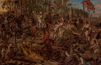 Kościuszko a Racławice, schizzo da Jan Matejko