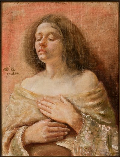 Studio di ritratto di donna da Jan Matejko