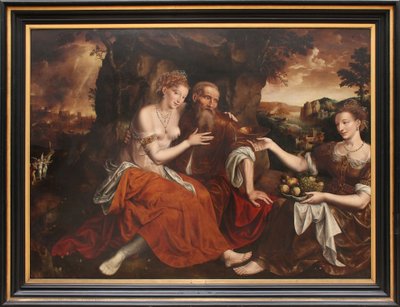 Lot e le sue figlie da Jan Matsys