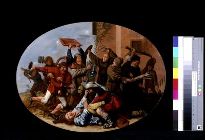Battaglia tra Carnevale e Quaresima da Jan Miense Molenaer