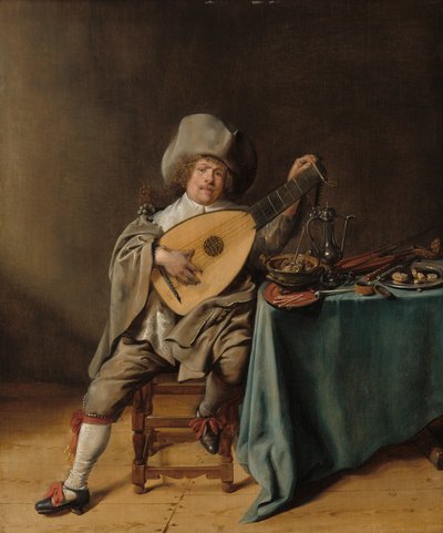 Autoritratto come Suonatore di Liuto da Jan Miense Molenaer