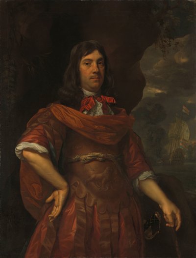 Cornelis Tromp (1629-91). Tenente Ammiraglio Generale da Jan Mijtens