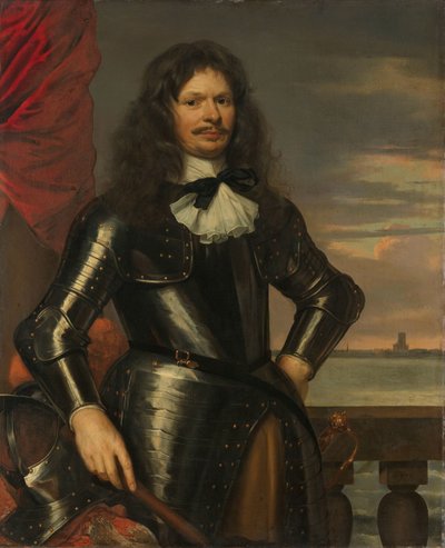 Johan van Beaumont. Colonnello nelle guardie olandesi e comandante di Den Briel da Jan Mijtens