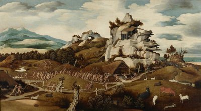 Paesaggio con un episodio della conquista dell