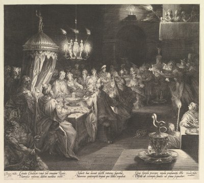 Il banchetto di Baldassarre, ca. 1624 da Jan Muller