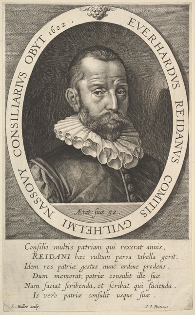 Ritratto di Everhard van Reyd, consigliere di Guglielmo, Principe d