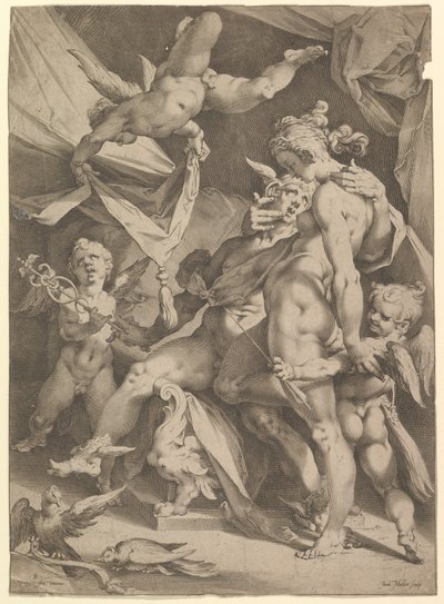 Venere e Mercurio, ca. 1600 da Jan Muller