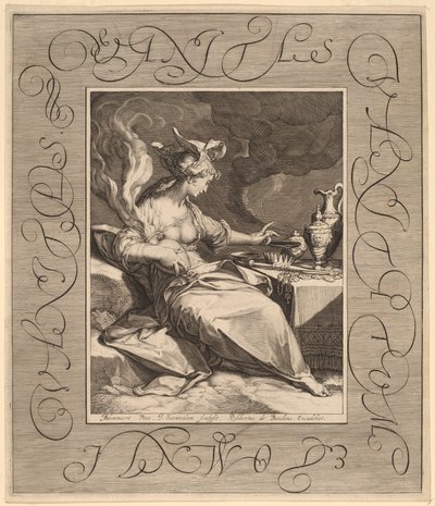 Vanitas, Vanitatum et Omnia Vanitas da Jan Pietersz Saenredam, after Abraham Bloemaert