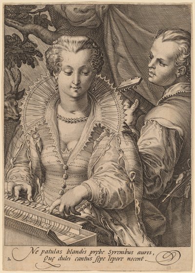 Udito da Jan Pietersz Saenredam after Hendrik Goltzius