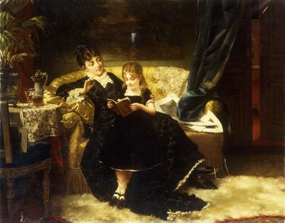 La Lezione, 1883 da Jan Portielje