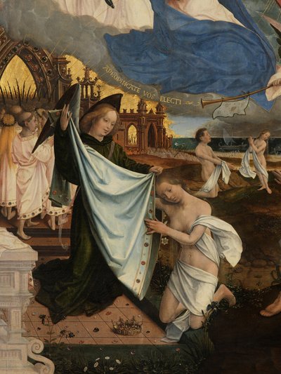 (dettaglio) del Giudizio Universale da Jan Provoost
