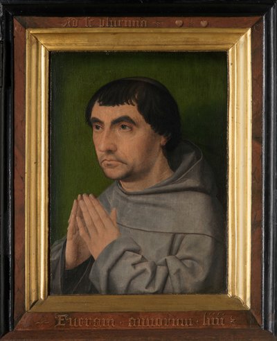Pannello destro del Dittico di un frate francescano da Jan Provoost