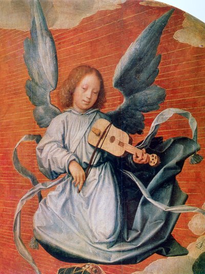 La Vergine in gloria (dettaglio) da Jan Provoost