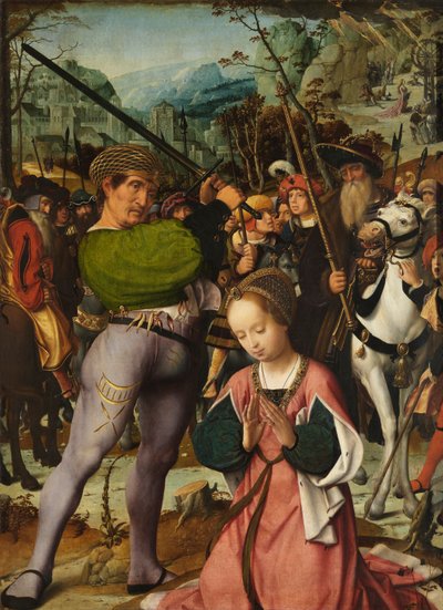 La decapitazione di Santa Caterina da Jan Provoost
