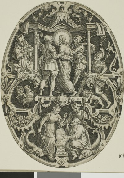 Arresto di Cristo, dalla Passione di Cristo da Jan Sadeler I