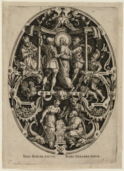 Arresto di Cristo, dalla Passione di Cristo da Jan Sadeler I
