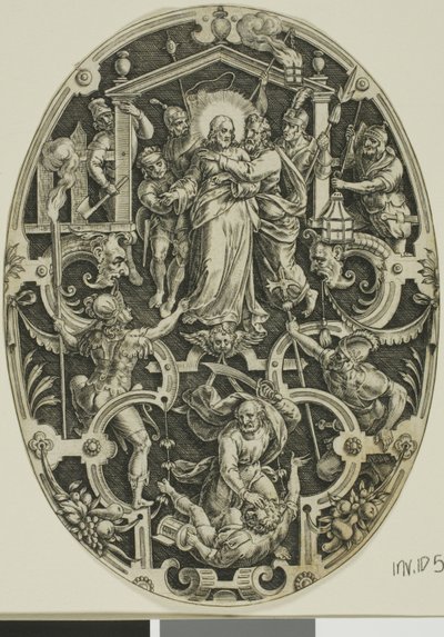 Il tradimento di Cristo, dalla Passione di Cristo da Jan Sadeler I