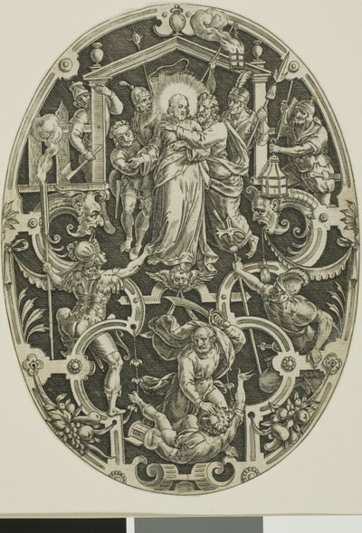 Il tradimento di Cristo, dalla Passione di Cristo da Jan Sadeler I