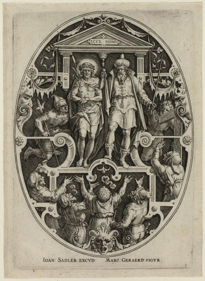 Ecce Homo, dalla Passione di Cristo da Jan Sadeler I