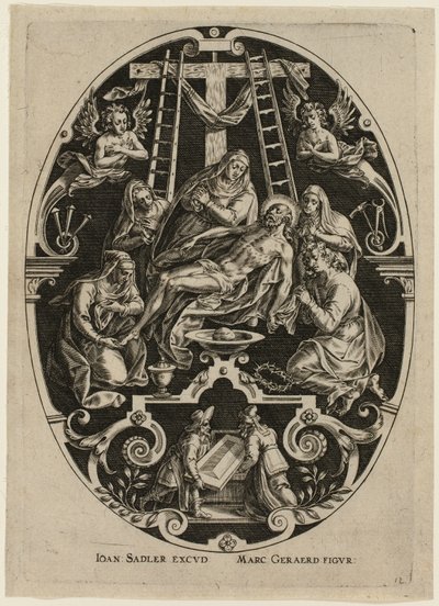 Lamento, dalla Passione di Cristo da Jan Sadeler I