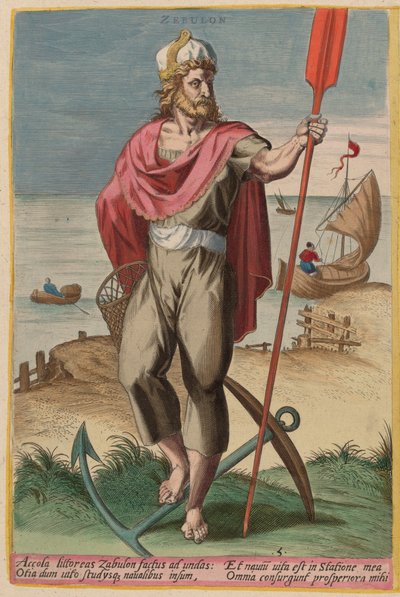 Zebulon da Jan Sadeler I after Crispen van den Broecke