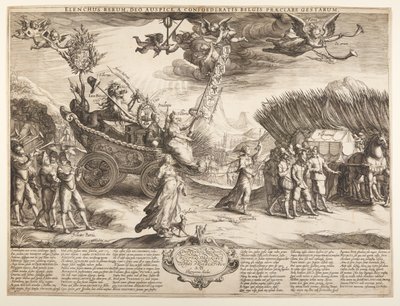 Allegoria del trionfo dei Paesi Bassi sulla Spagna da Jan Saenredam