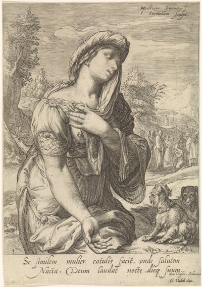 La donna cananea da Jan Saenredam