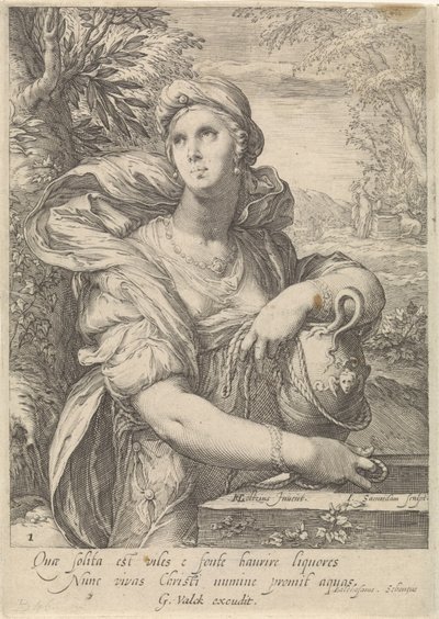 La donna samaritana da Jan Saenredam