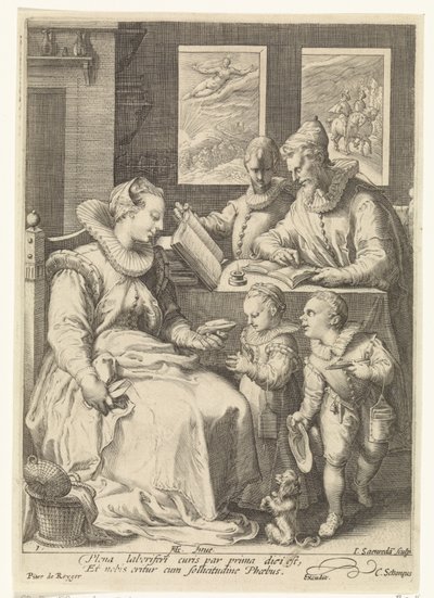 Il mattino da Jan Saenredam