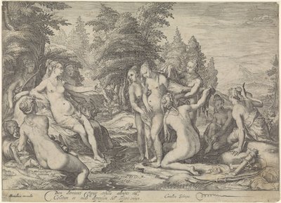 Diana scopre la gravidanza di Callisto da Jan Saenredam