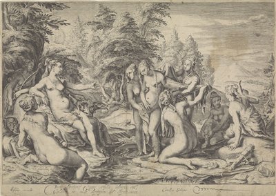 Diana scopre la gravidanza di Callisto da Jan Saenredam