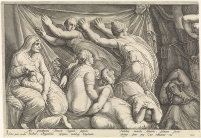Fregio con la punizione di Niobe (tavola 1) da Jan Saenredam