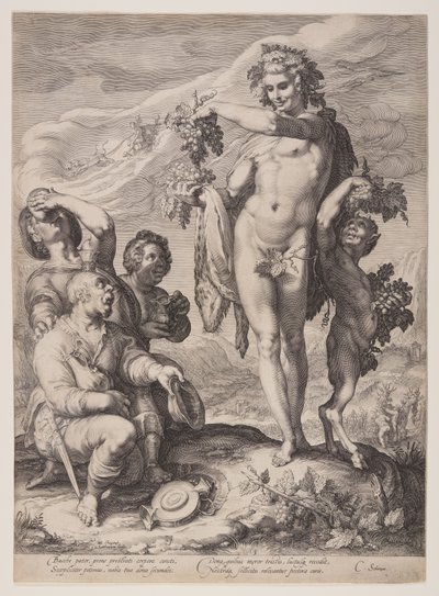 Omaggio a Bacco da Jan Saenredam