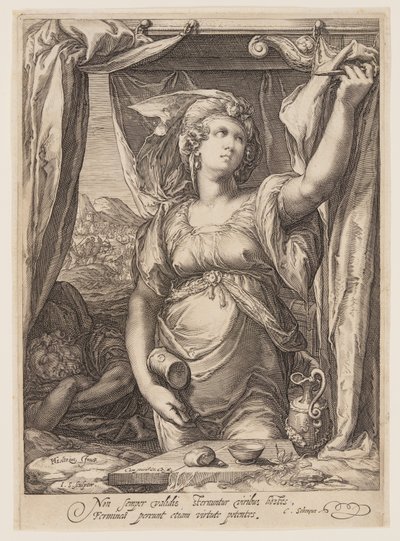Jael e Sisera da Jan Saenredam