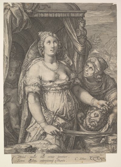 Giuditta e la testa di Oloferne da Jan Saenredam