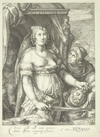 Giuditta con la testa di Oloferne da Jan Saenredam