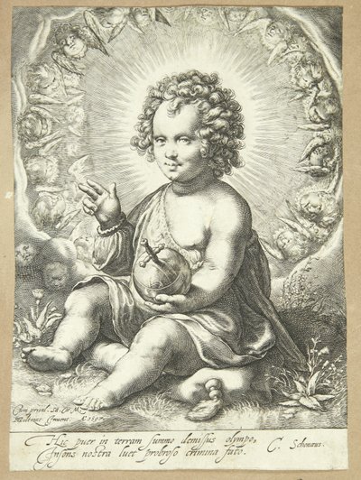 Salvator Mundi da Jan Saenredam