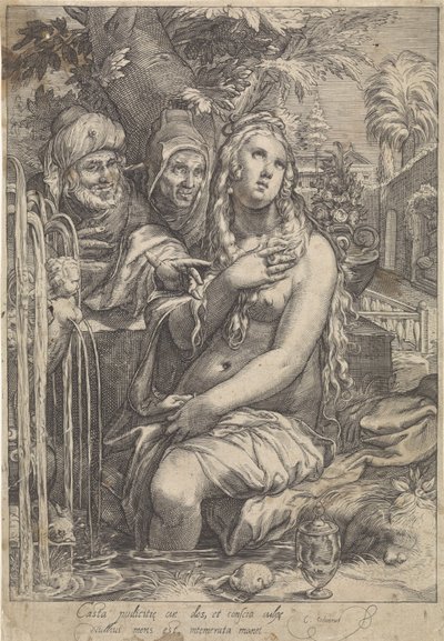 Susanna e i vecchioni da Jan Saenredam