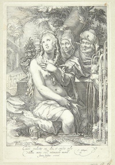 Susanna e i vecchioni da Jan Saenredam