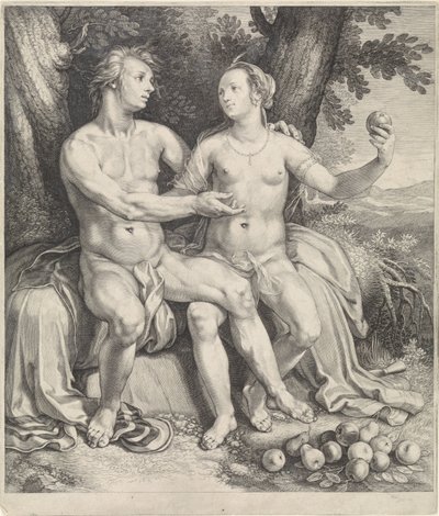 Vertumno e Pomona da Jan Saenredam