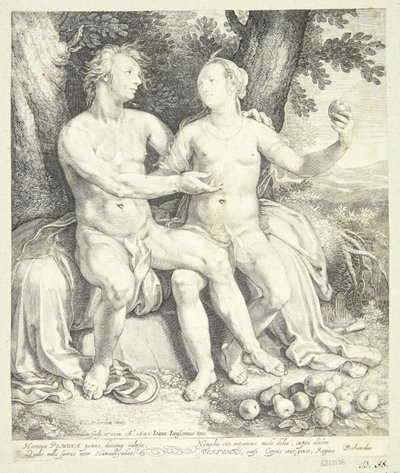 Vertumno e Pomona da Jan Saenredam