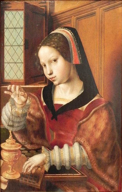 Tedesco: Die Goldwägerin Donna che pesa l