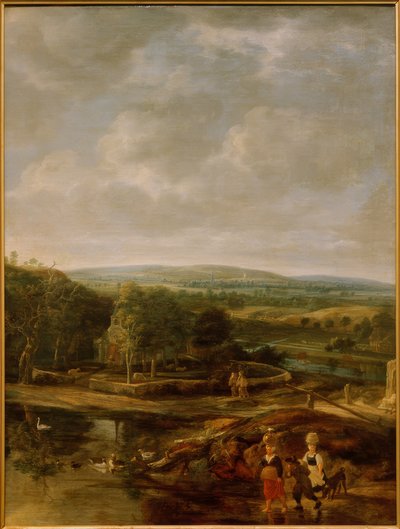 Paesaggio italiano con staffage da Jan Siberechts