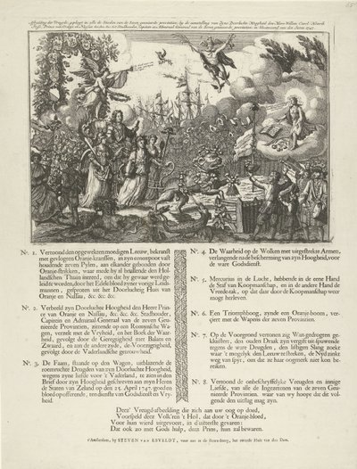 Allegoria della nomina di Guglielmo IV a statolder della Repubblica, 1747 da Jan Smit (II)