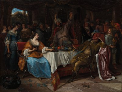 Ester, Assuero e Aman da Jan Steen