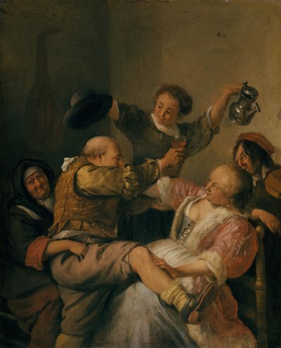 Lockere Gesellschaft da Jan Steen
