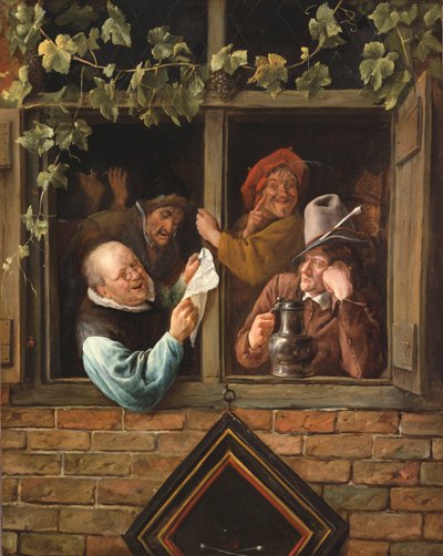 Retorici alla finestra da Jan Steen