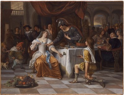 Il banchetto di Antonio e Cleopatra da Jan Steen