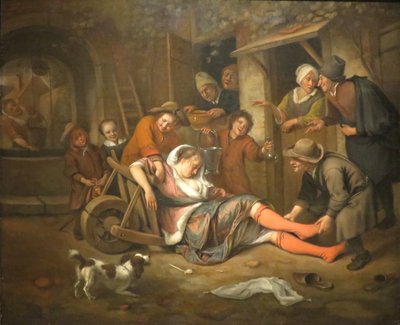 Il vino è un beffardo da Jan Steen