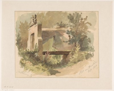 Rovine del castello di Heemstede da Jan Striening